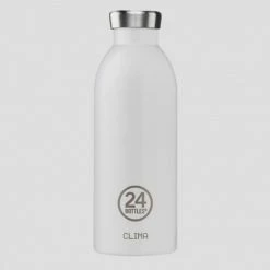 Flash Sale 🎉 24Bottles Clima Arctic White Ανοξείδωτο Μπουκάλι Θερμός 500 Ml 😀