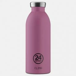 Νέος ⌛ 24Bottles Clima Ανοξείδωτο Μπουκάλι Θερμός 500 Ml Mauve 🧨