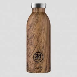 Προϋπολογισμός 🧨 24Bottles Clima Bottle Sequoia Wood Ανοξείδωτο Μπουκάλι Θερμός 850 Ml 🔔