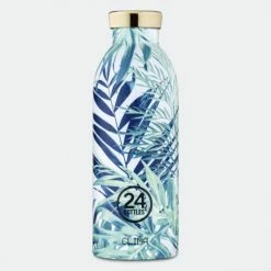 Best Pirce ⭐ 24Bottles Clima Cloud Blue Ανοξείδωτο Μπουκάλι Θερμός 500 Ml FLORAL 😉