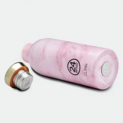 ΧΟΝΔΡΙΚΟ ΕΜΠΟΡΙΟ 😍 24Bottles Clima Ανοξείδωτο Μπουκάλι Θερμός 500 Ml PINK ❤️ -Ηλεκτρονικό κατάστημα 24 μπουκαλιών 24bottles clima bottle pink marble 500ml 2