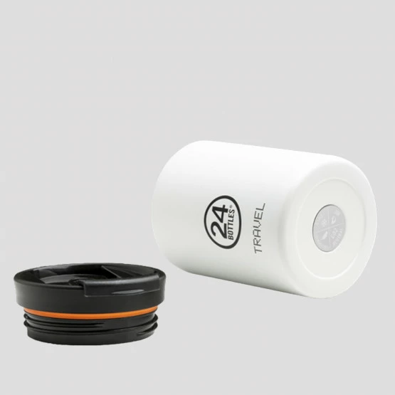 Ολοκαίνουργιο 🔔 24Bottles Travel Tumbler Ice White Ανοξείδωτο Ποτήρι Θερμός 350 Ml ICE WHITE 😀 2 Ολοκαίνουργιο 🔔 24Bottles Travel Tumbler Ice White Ανοξείδωτο Ποτήρι Θερμός 350 Ml ICE WHITE 😀 - Image 2