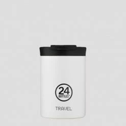 Ολοκαίνουργιο 🔔 24Bottles Travel Tumbler Ice White Ανοξείδωτο Ποτήρι Θερμός 350 Ml ICE WHITE 😀