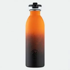 Εκπτωση 😀 24Bottles Urban Bottle Ανοξείδωτο Μπουκάλι Θερμός 500 Ml Black-orange 🔔
