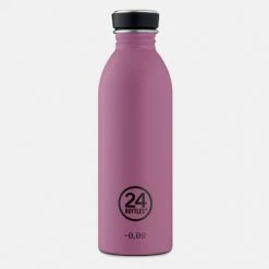 Νέος 🥰 Θερμός 24Bottles Urban Mauve Ανοξείδωτο Μπουκάλι 500ml Mauve 🎁
