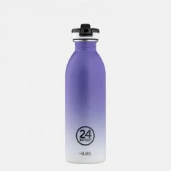 Τοπ 10 🛒 24Bottles Urban Purple Rhythm Ανοξείδωτο Μπουκάλι Θερμός 500 Ml 👏