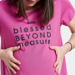 Κουπόνι ⌛ T-shirts | Μπλούζα κοντό μανίκι BodyTalk Loose Γυναικείο T-shirt Εγκυμοσύνης BOUDOIR ✔️ -Ηλεκτρονικό κατάστημα 24 μπουκαλιών bodytalk bdtkmaternityw loose tshirt 50co 50mod 6