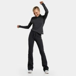 Η καλύτερη συμφωνία 🤩 Φόρμες BodyTalk Bdtkw Bootleg Regular Pants Medium Γυναικείο Κολάν COAL 🎉 -Ηλεκτρονικό κατάστημα 24 μπουκαλιών bodytalk bdtkw bootleg regular pants medium crotch 3