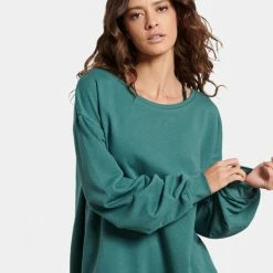 Φτηνός 🎉 Φούτερ BodyTalk Crewneck Γυναικεία Μπλούζα Μακρύ Μανίκι TATTOO GREEN 👍 -Ηλεκτρονικό κατάστημα 24 μπουκαλιών bodytalk bdtkw crewneck 70co 30pes 2