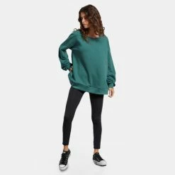 Φτηνός 🎉 Φούτερ BodyTalk Crewneck Γυναικεία Μπλούζα Μακρύ Μανίκι TATTOO GREEN 👍 -Ηλεκτρονικό κατάστημα 24 μπουκαλιών bodytalk bdtkw crewneck 70co 30pes 5