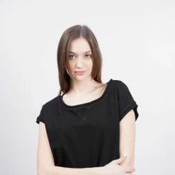 ΧΟΝΔΡΙΚΟ ΕΜΠΟΡΙΟ 😀 T-shirts | Μπλούζα κοντό μανίκι BodyTalk Γυναικεία Cropped Μπλούζα BLACK 🔔 -Ηλεκτρονικό κατάστημα 24 μπουκαλιών bodytalk bdtkw cropped top 70co 30pes 13