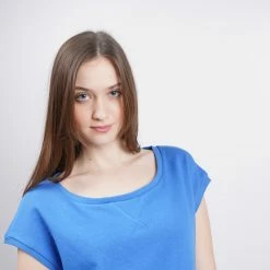 Το φθηνότερο ⭐ T-shirts | Μπλούζα κοντό μανίκι BodyTalk Γυναικείο Ψηλόμεσο Κολάν POND BLUE 😀 -Ηλεκτρονικό κατάστημα 24 μπουκαλιών bodytalk bdtkw cropped top 70co 30pes 3