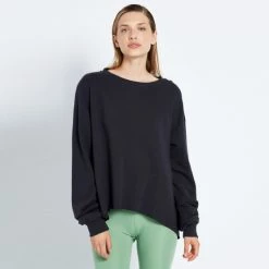 Flash Sale ✔️ Φούτερ BodyTalk Γυναικείο Loose Φούτερ COAL 🔔