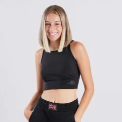 Καλύτερη πώληση 🤩 Μπουστάκια | Αθλητικά Σουτιέν BODYTALK Crewneck Γυναικείο Μπουστάκι Black 🎁 -Ηλεκτρονικό κατάστημα 24 μπουκαλιών bodytalk bdtkw sports bra crewneck medium hold 2