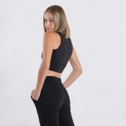 Καλύτερη πώληση 🤩 Μπουστάκια | Αθλητικά Σουτιέν BODYTALK Crewneck Γυναικείο Μπουστάκι Black 🎁 -Ηλεκτρονικό κατάστημα 24 μπουκαλιών bodytalk bdtkw sports bra crewneck medium hold 3