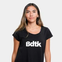 Νέος ✨ T-shirts | Μπλούζα κοντό μανίκι BodyTalk Γυναικείο T-shirt BLACK 🛒 -Ηλεκτρονικό κατάστημα 24 μπουκαλιών bodytalk bdtkwcl tshirt ss 100co 6