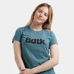 Εκπτωση 🥰 T-shirts | Μπλούζα κοντό μανίκι BODYTALK Γυναικείο T-shirt TATTOO GREEN 💯 -Ηλεκτρονικό κατάστημα 24 μπουκαλιών bodytalk bdtkwco slim tshirt 100co 17