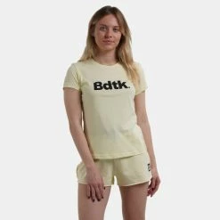 Flash Sale 🔔 T-shirts | Μπλούζα κοντό μανίκι BODYTALK Γυναικείο T-shirt BUTTER 🔥