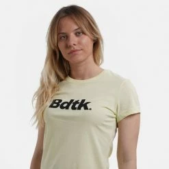 Flash Sale 🔔 T-shirts | Μπλούζα κοντό μανίκι BODYTALK Γυναικείο T-shirt BUTTER 🔥 -Ηλεκτρονικό κατάστημα 24 μπουκαλιών bodytalk bdtkwco slim tshirt 100co 20