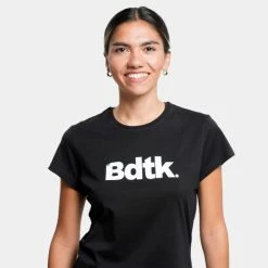 Τοπ 10 😀 T-shirts | Μπλούζα κοντό μανίκι BodyTalk Γυναικείο T-shirt BLACK 👍 -Ηλεκτρονικό κατάστημα 24 μπουκαλιών bodytalk bdtkwco slim tshirt 100co 6