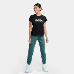 Τοπ 10 😀 T-shirts | Μπλούζα κοντό μανίκι BodyTalk Γυναικείο T-shirt BLACK 👍 -Ηλεκτρονικό κατάστημα 24 μπουκαλιών bodytalk bdtkwco slim tshirt 100co 7