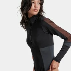 Flash Sale 😉 Κορμάκια BodyTalk "BEYONDSPORTS" Γυναικείο Κορμάκι με Μακρύ Μανίκι BLACK 🎁 -Ηλεκτρονικό κατάστημα 24 μπουκαλιών bodytalk beyondsportsw body interlock 3