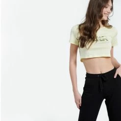 Τοπ 10 🎁 T-shirts | Μπλούζα κοντό μανίκι BodyTalk Cropped Skinny Γυναικείο T-shirt BUTTER 💯 -Ηλεκτρονικό κατάστημα 24 μπουκαλιών bodytalk cropped skinny tshirt 50co 50modal 2
