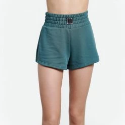 Καλύτερη πώληση 👍 Σορτς | Βερμούδες BodyTalk Highwaist Γυναικείο Σορτς TATTOO GREEN 🧨