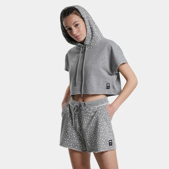 Προώθηση ❤️ Μπλούζα Με Κουκούλα BodyTalk ''Homewear'' Cropped Γυναικείο T-shirt GREY MEL 👍 5 Προώθηση ❤️ Μπλούζα Με Κουκούλα BodyTalk ''Homewear'' Cropped Γυναικείο T-shirt GREY MEL 👍 - Image 5