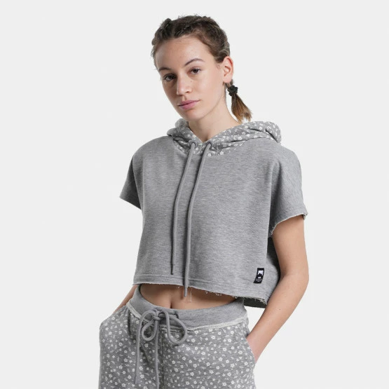 Προώθηση ❤️ Μπλούζα Με Κουκούλα BodyTalk ''Homewear'' Cropped Γυναικείο T-shirt GREY MEL 👍 1 Προώθηση ❤️ Μπλούζα Με Κουκούλα BodyTalk ''Homewear'' Cropped Γυναικείο T-shirt GREY MEL 👍