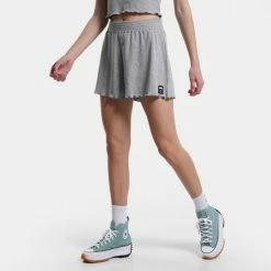 Νέος 🔔 Σορτς | Βερμούδες BodyTalk ''Homewear'' Rib Γυναικείο Σορτς GREY MEL 💯 -Ηλεκτρονικό κατάστημα 24 μπουκαλιών bodytalk homewearw shorts 100co 8