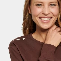 Το φθηνότερο ✨ Φούτερ BodyTalk "Lessismore" Γυναικεία Μπλούζα Φούτερ COCOA 😀 -Ηλεκτρονικό κατάστημα 24 μπουκαλιών bodytalk lessismorew cropped crewneck 70co 30p 2