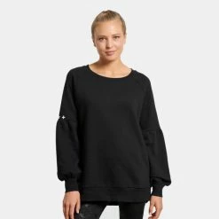 Best Pirce 😍 Φούτερ BodyTalk "Lessismore" Γυναικεία Μπλούζα Φούτερ BLACK 😍