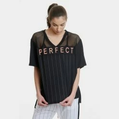 Flash Sale 💯 T-shirts | Μπλούζα κοντό μανίκι BodyTalk Perfect Balance Γυναικεία Οversized Μπλούζα BLACK 🥰