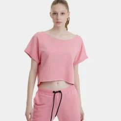 Προϋπολογισμός 😀 T-shirts | Μπλούζα κοντό μανίκι BodyTalk Realw Γυναικείο Crop T-shirt BRIK 👍