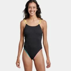 Εκπτωση ✔️ Γυναικεία Μαγιό BodyTalk Body Γυναικείο Ολόσωμο Μαγιό BLACK 🛒