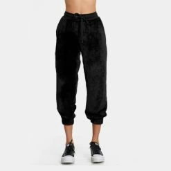 Συμφωνίες ✔️ Ολόσωμες Φόρμες BodyTalk Velour Highwaist Γυναικείο Jogger Παντελόνι Φόρμας Black 💯