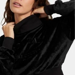 Αγορά ✔️ Φούτερ BodyTalk "Velour" Cropped Γυναικεία Μπλούζα Φούτερ BLACK 🌟 -Ηλεκτρονικό κατάστημα 24 μπουκαλιών bodytalk velourw turtleneck short sweater 92pes 7
